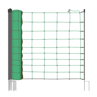 Elektronetz, Schafnetz Ovinet in grün, 108cm, Doppelspitze - 50m
