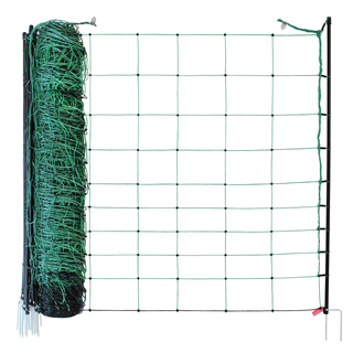 Elektronetz, Schafnetz Ovinet in grün, 108cm, Doppelspitze - 50m