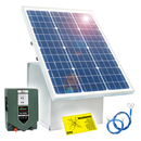 50W Solar Box & 12 Volt Weidezaungerät Eider EA 3000