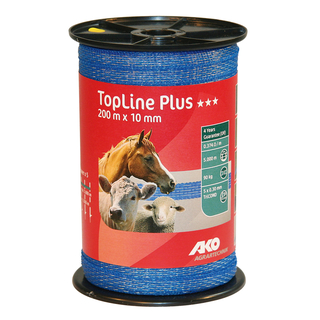 Top Line Plus Weidezaunband, 10 mm, blau - 200 m