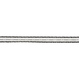 TopLine Weidezaunband, 10 mm, weiß/schwarz - 200 m