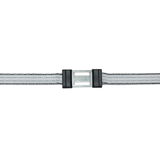 TopLine Weidezaunband, 20 mm, weiß/schwarz - 200 m