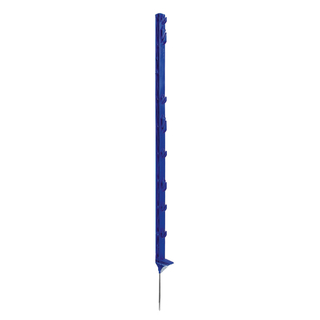 5x Kunststoffpfahl Titan PLUS m.Trittverstärkung, 110 cm,blau