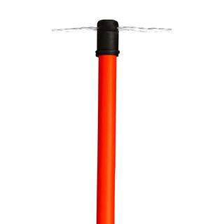Ersatzpfahl 105cm, für Weidezaunnetze, Elektronetze - Orange, Doppelspitze
