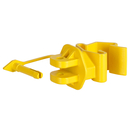 25x T-Pfosten Pinlockisolator gelb, für Litze und Seil