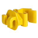 25x T-Pfosten Clip Seilisolator, gelb