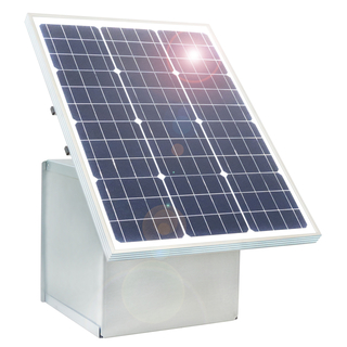 50W Solar Box & 12 Volt Weidezaungerät Eider EA 5000
