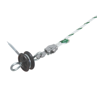 Anschlussset für Seil, Litze und Draht, 6 mm, verzinkt - 4 Stück