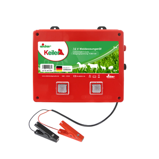 Weidezaungerät Keiler rot, 12 Volt Batteriegerät